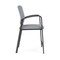 Lesro Newport Hip Chair Metal Frame, Charcoal, RS Fog Upholstery NP1161 - alternate 3